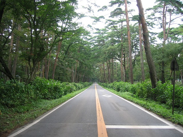 那須高原の玄関口。６月〜７月にかけて咲く紫陽花は見事である。