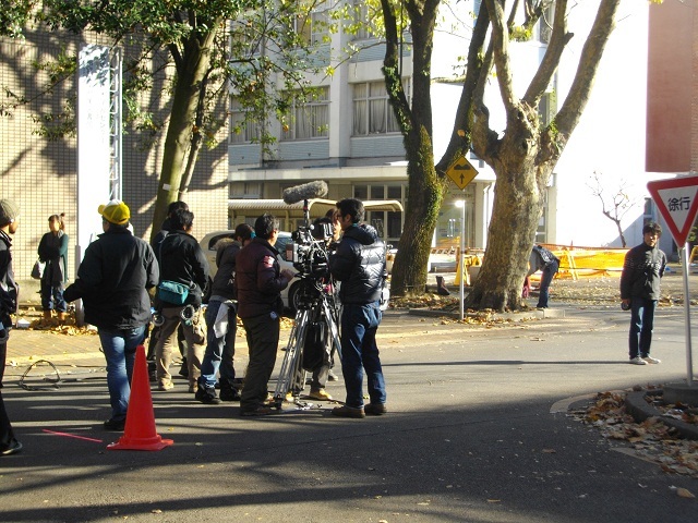 宇都宮大学峰キャンパス内、メインストリートで撮影。