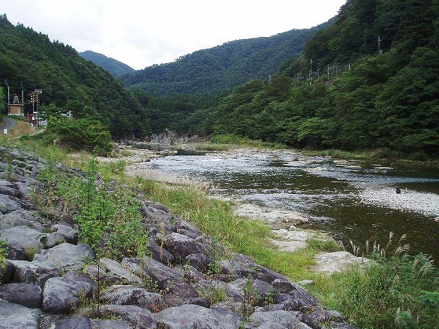 大自然に触れ合える河川公園