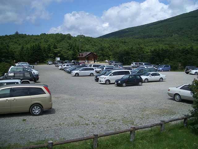 園地駐車場　トイレあり