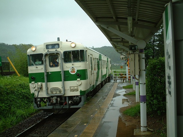 列車到着