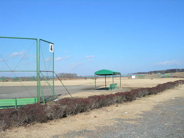 野球場から見た鬼怒橋