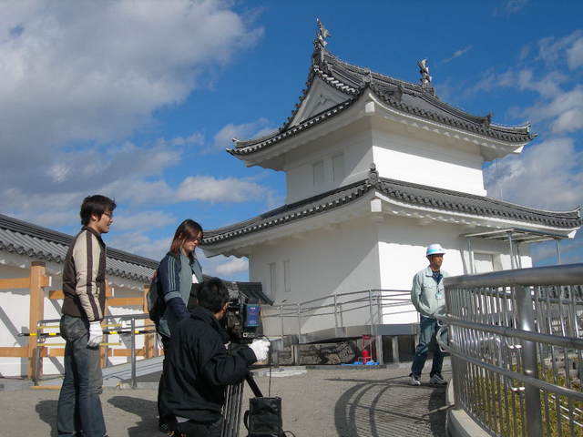 実際の撮影風景