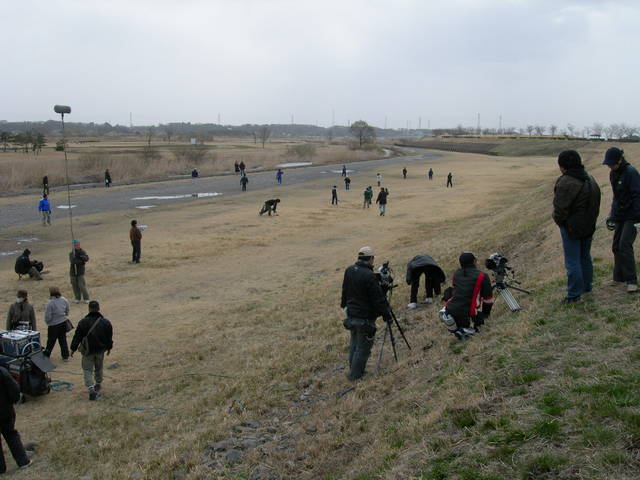 実際の撮影風景