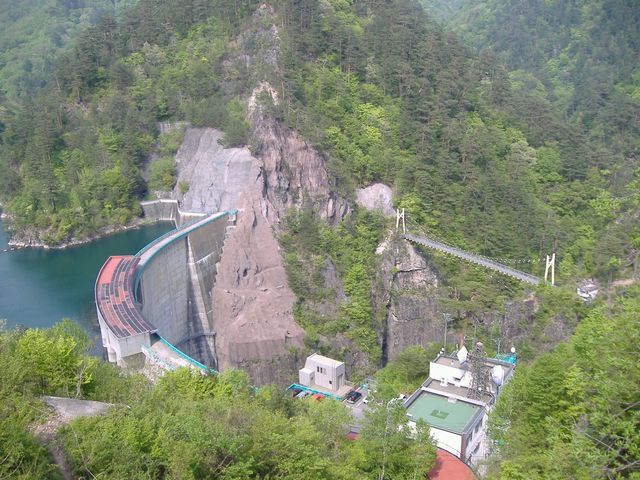 瀬戸合峡と川俣ダム